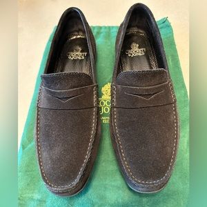 Crockett & Jones Black Suede Loafers- Mens size 11